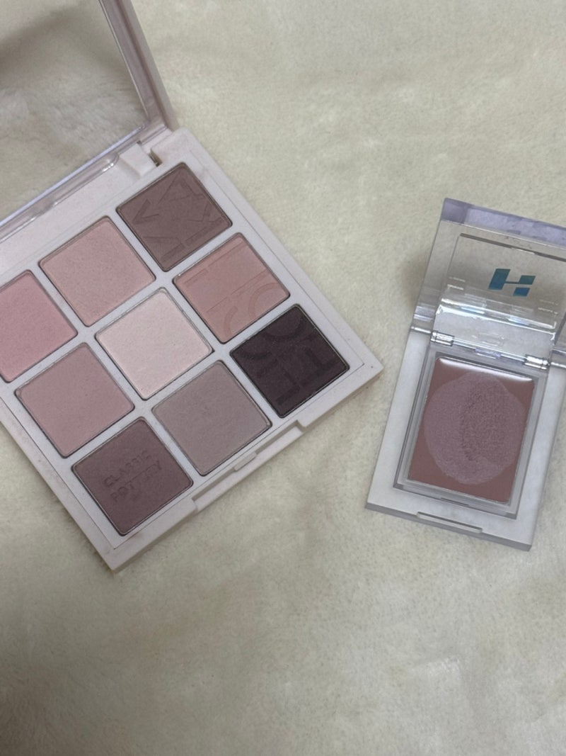 홀리카홀리카 마이페이브 무드 아이팔레트 14 클래식 포터리 (+로지 클레이 블러셔)후기