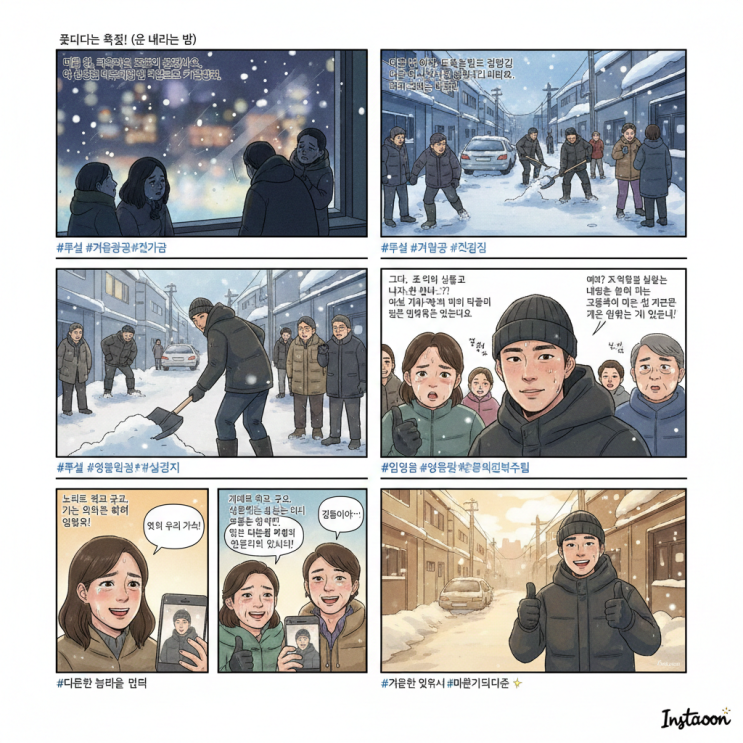 <b>임영웅</b>, 폭설 속 <b>제설</b> 작업,히어로, 팬들 감동