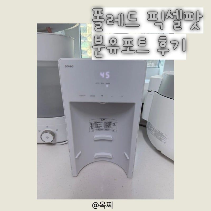 내돈내산 폴레드 픽셀팟 분유포트 후기