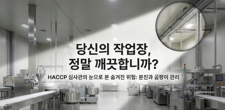  떡·빵류 제조업체, 밀가루 분진과 곰팡이 관리가 재인증의 열쇠입니다.