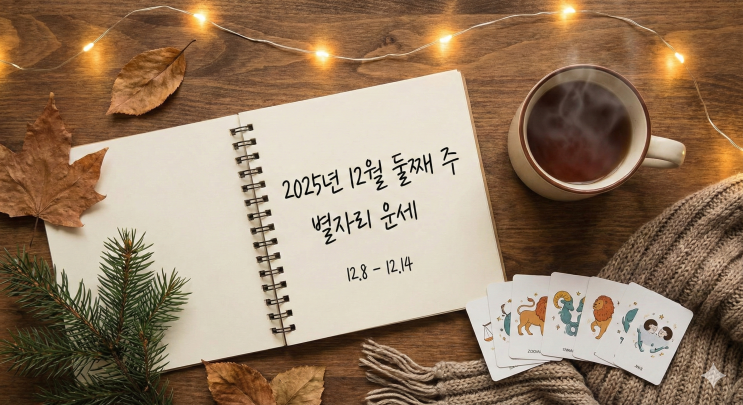  2025년 12월 2주차 주간 별자리 운세 (12/8~12/14): 당신에게 찾아올 겨울의 행운은?