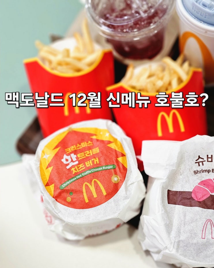 마산 맥도날드 신포DT점 신메뉴 핫 트러플 치즈버거 호불호 갈릴듯?