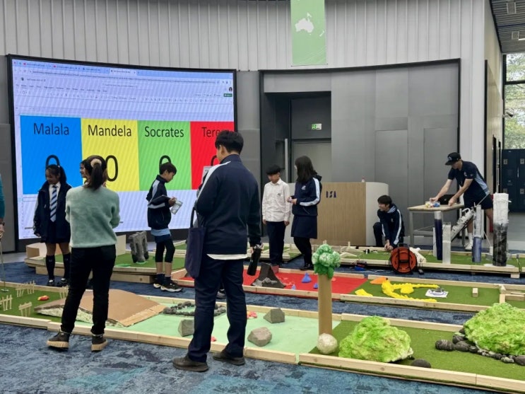  광저우 국제학교, ISA 사이언스 시티 Crazy Golf 프로젝트 기반 학습 현장