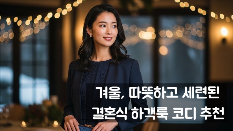 겨울철 결혼식 하객 패션 – 보온과 격식을 동시에 잡는 스타일링 비법
