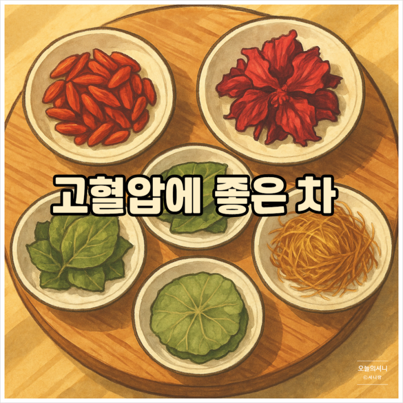 고혈압에 좋은 차 비교, 음식 선택부터 마시는것 종류까지