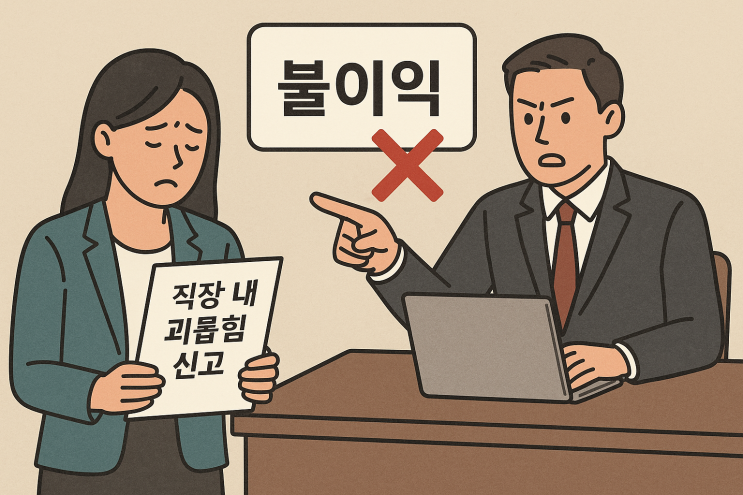  직장 내 괴롭힘 신고자가 불이익을 받는다면? (보호와 처벌의 법적 기준)