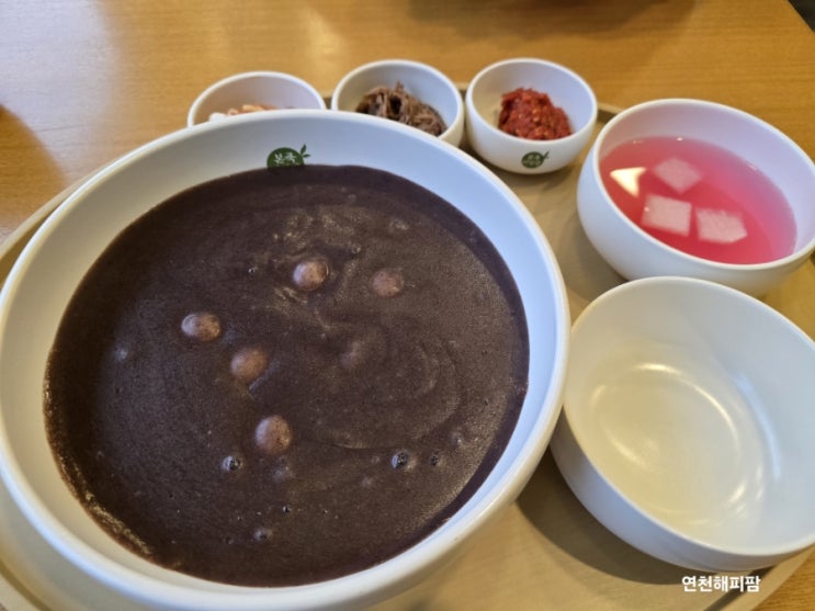  팥죽먹는날 동지 진짜 팥죽 단팥죽 본죽