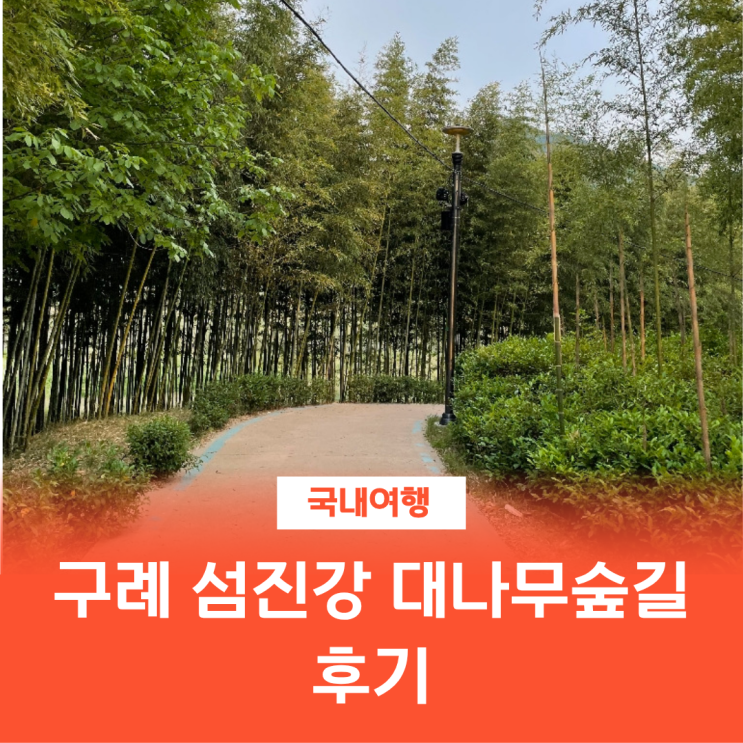  구례 가볼만한곳 섬진강 대나무숲길 여행추천지