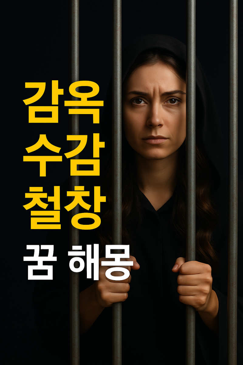 감옥 가는 꿈, 수감되는 꿈, 철창 안에 있는 꿈 해몽