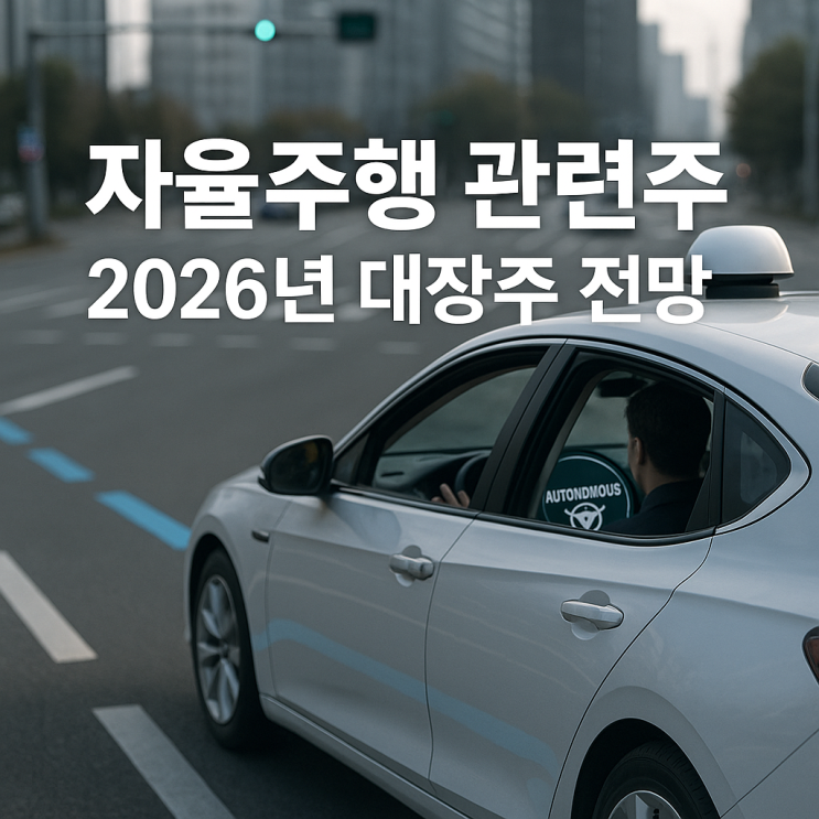 자율주행 관련주 2026년 대장주 전망, 테슬라 FSD와 현대차 로보택시 수혜주 분석 (카메라 vs 라이다)