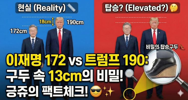 <b>이재명</b>, <b>문재인</b>, 조국, 그리고 트럼프... '고무줄 키'의 진실은?