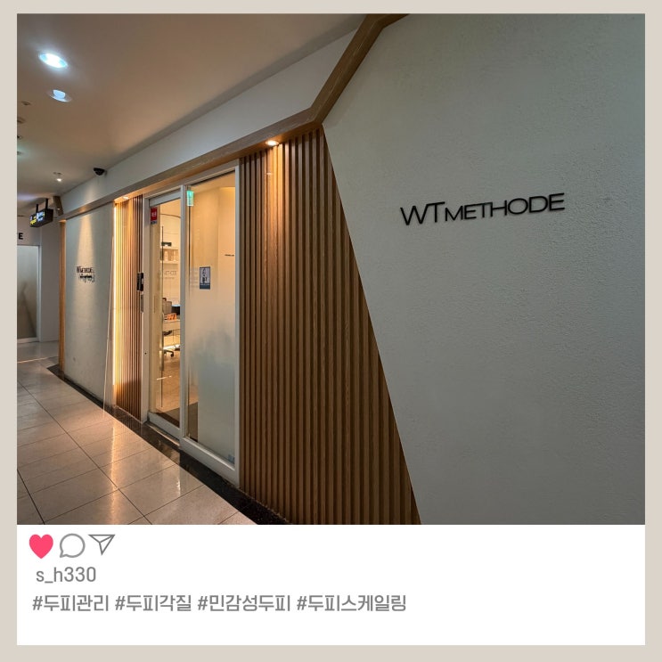  서울대입구 두피관리 민감성 각질 고민 WT메소드 서울대점 후기