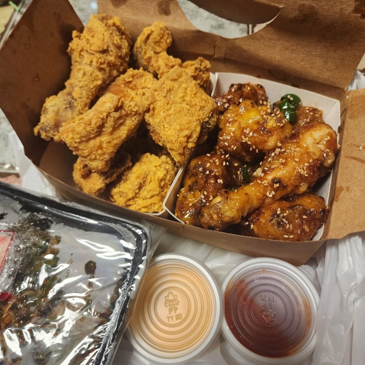  [워니통닭] 단골들만 알음알음 안다고 하기엔 유명한 대구 수성구 가성비 치킨맛집 (마늘간장치킨)