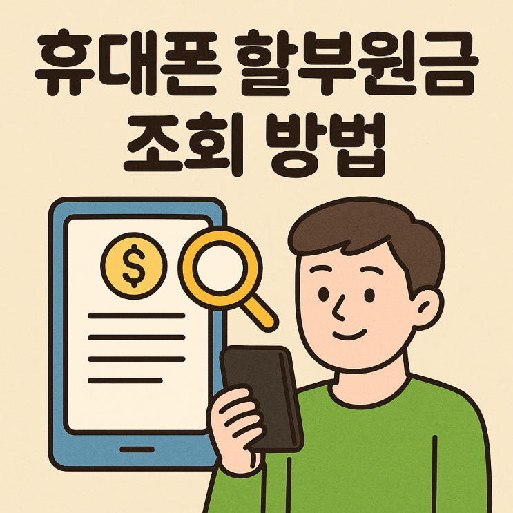  휴대폰 할부원금 조회 방법, 갤럭시 S26 바꾸기 전 연 5.9% 할부수수료 아끼는 꿀팁 (SKT KT LG 통신사 앱)