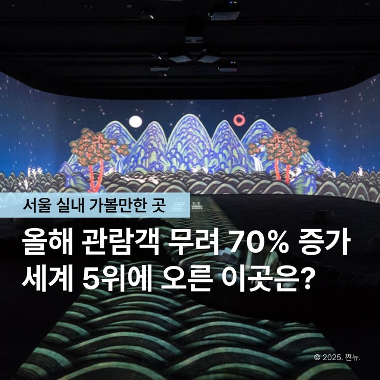  전년도 대비 관광객 70% 증가? 올해 가장 몰렸던 국내 명소는 뜻밖에도 여기