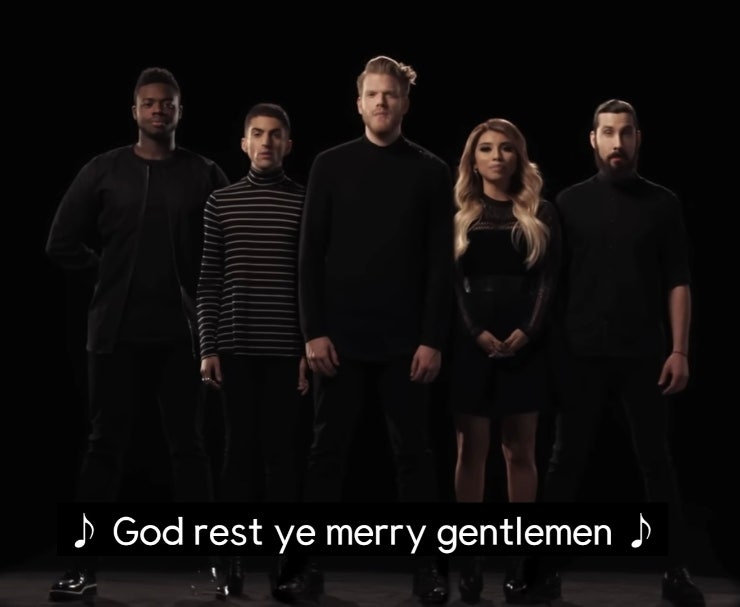 [캐롤 추천] God Rest Ye Merry Gentlemen 펜타토닉스 머라이어 캐리 필 위컴
