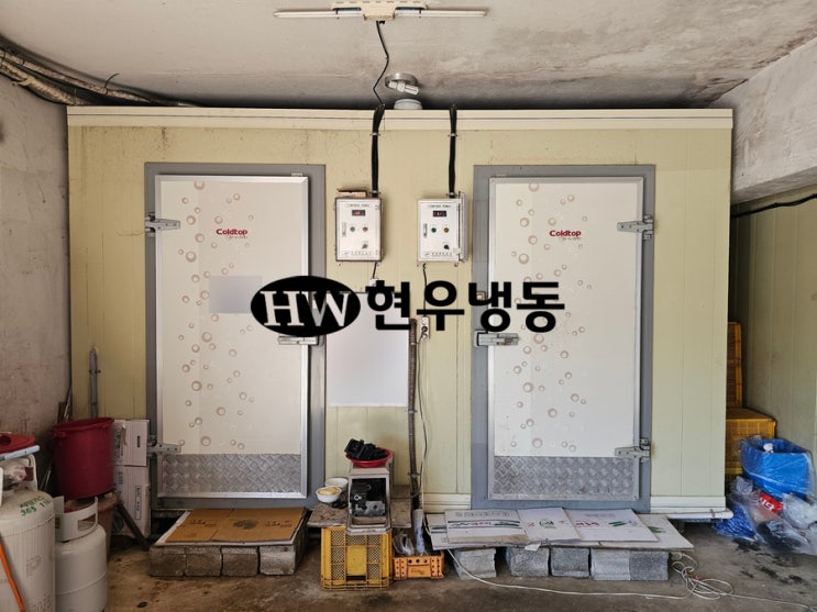  울산저온창고수리전문업체 냉장창고 차단기 떨어짐으로 콤프레셔 드라이어 교체수리