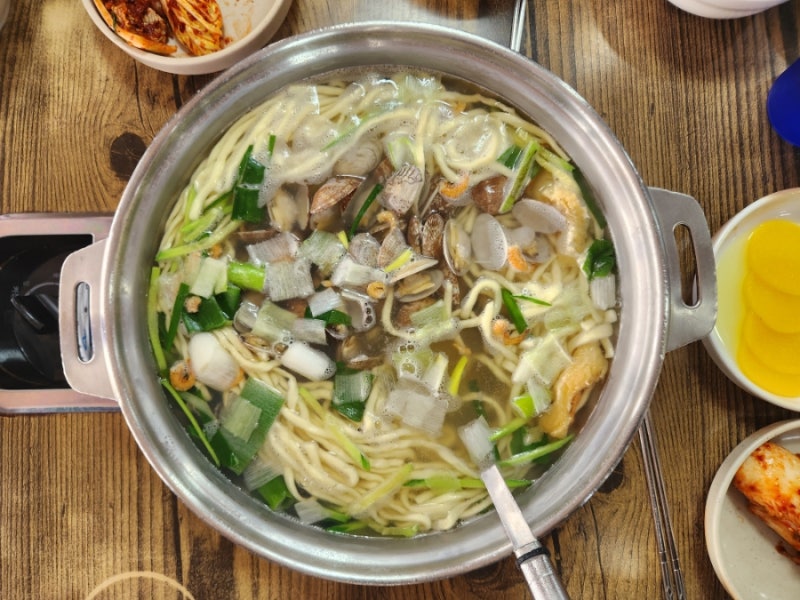 청주 용암동 봉창이해물칼국수