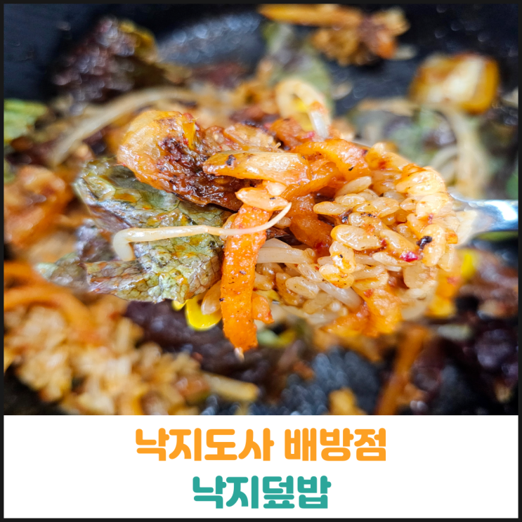  낙지도사 배방점 낙지덮밥 후기