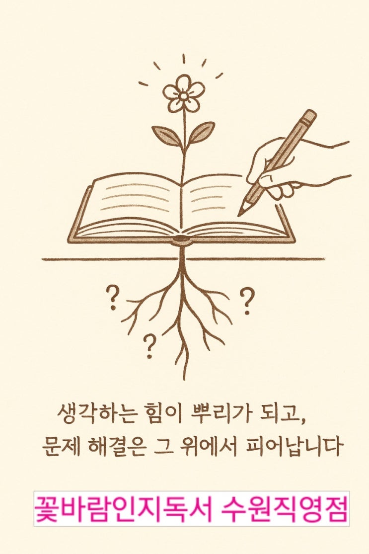  수원 천천동 국어전문학원 꽃바람인지독서 정답보다 중요한 자기주도력 키우는 독서