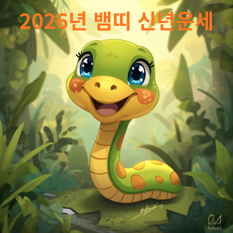  2026년 신년운세 시리즈 6탄 뱀띠! 올해의 주인공은 뱀띠!
