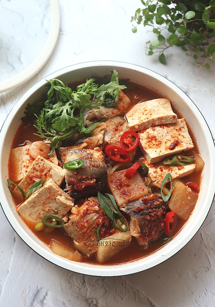 냉동 동태탕 끓이는법 레시피 동태찌개 만들기