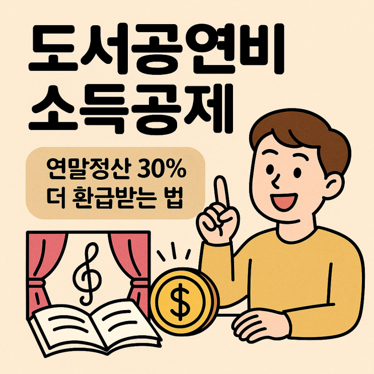  도서공연비 소득공제, 영화표와 책값으로 연말정산 30% 더 환급받는 법 (총급여 7천만 원)