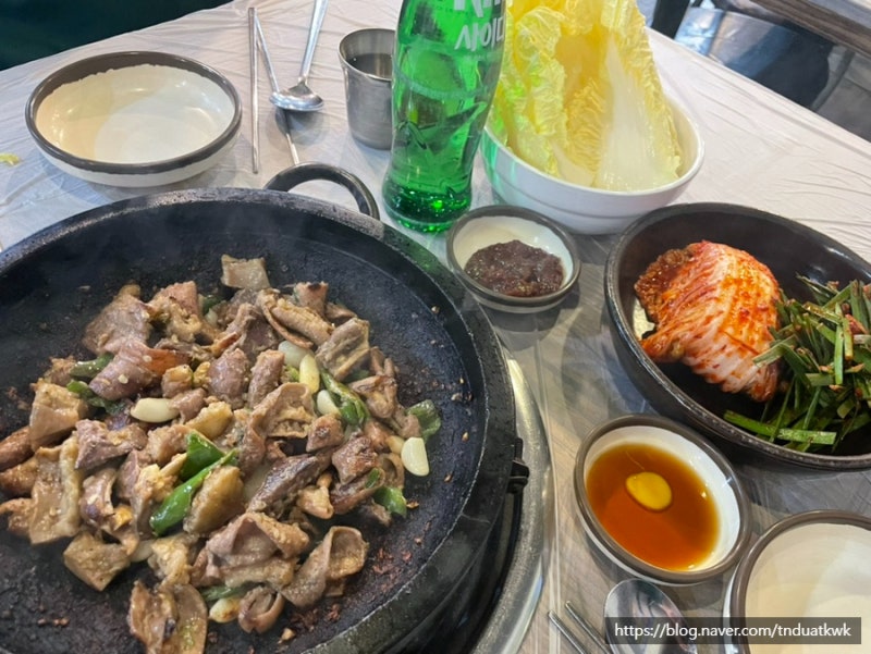 [구미 송정동] 복개천 마늘양념돌곱창 구이,선산곱창 전골 맛집 | 이인영선산곱창 송정점
