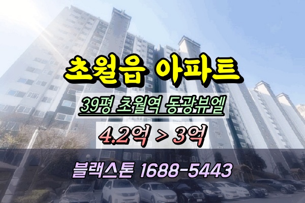  초월역동광뷰엘 경매 39평 경기광주아파트 4억