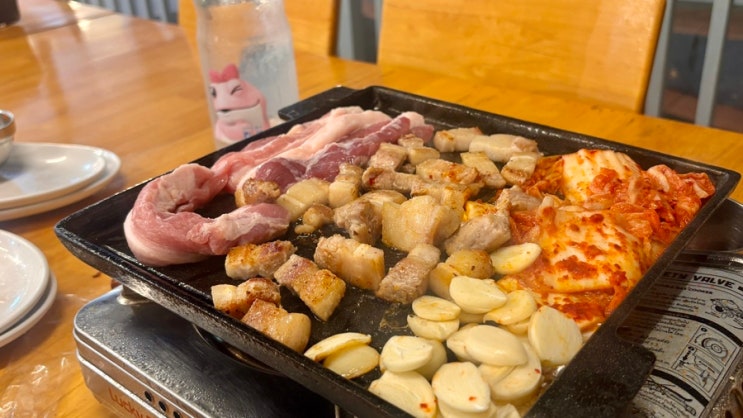  치앙마이 삼겹살 무한리필 한식 맛집 항동김치
