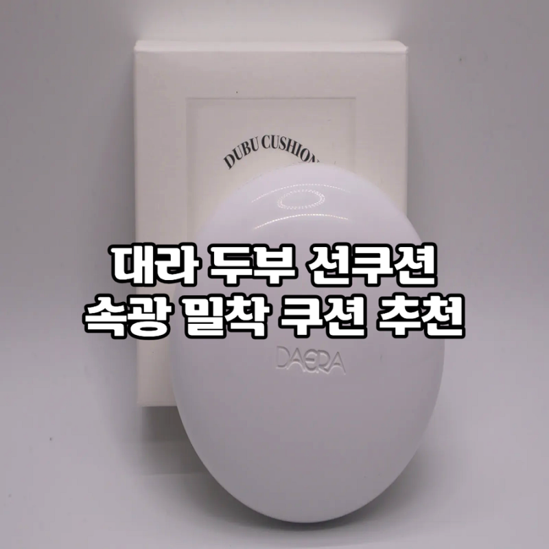 대라두부선쿠션, 피부광채 난리난 속광쿠션 추천