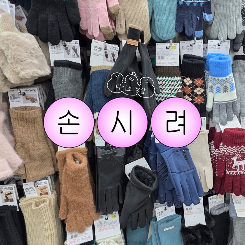 다이소 장갑 종류 (겨울 방한 장갑, 자전거, 러닝, 어린이, 터치 장갑)
