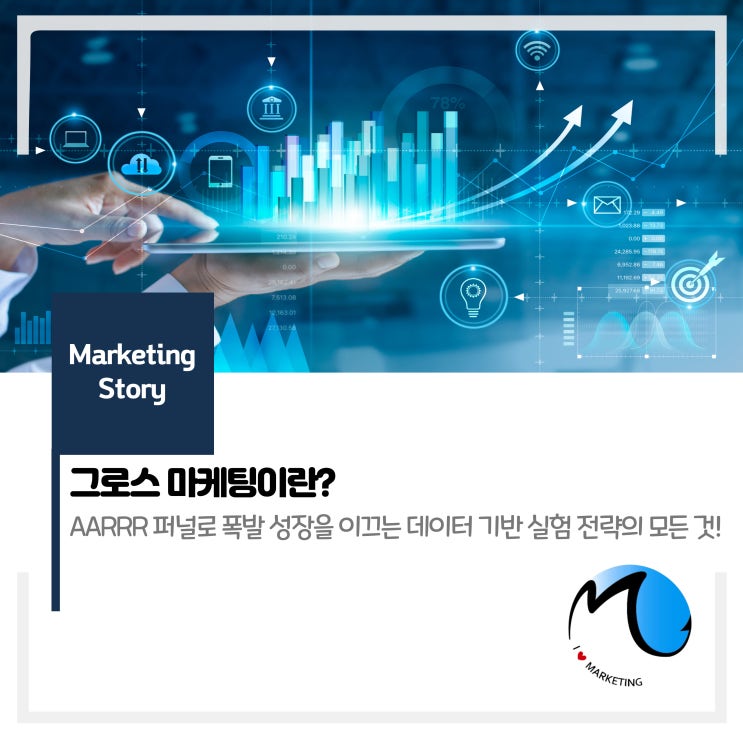  그로스 마케팅이란? AARRR 퍼널로 폭발 성장을 이끄는 데이터 기반 실험 전략의 모든 것!