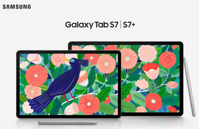 갤럭시탭s7 탭s7+ 플러스 공통스펙과 차이점