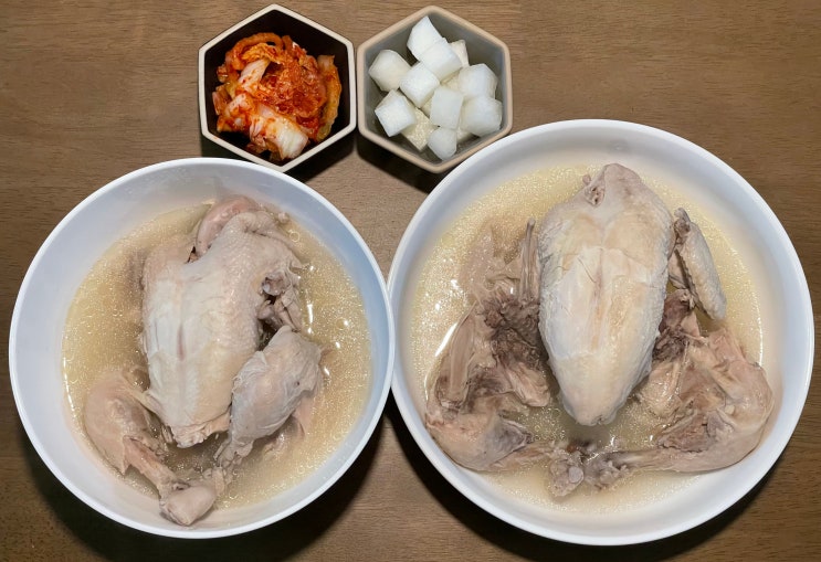  생닭 세척 손질 삼계탕 초간단 레시피