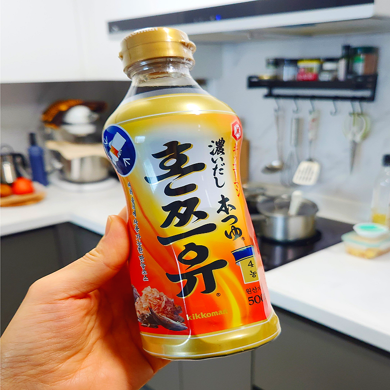 [블챌] 기꼬만 혼쯔유 500ml 일본 쯔유 간장 혼쯔유 요리 종류