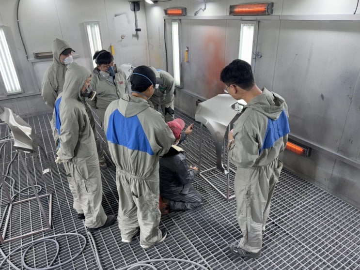  자동차외형복원R&C 맥스리무진 자동차 외형복원교육 모집 소개 (창업/자동차보수도장기능사)