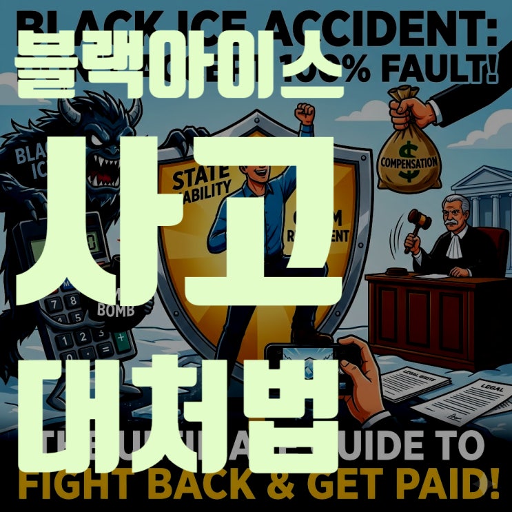  2025 블랙아이스 사고 대처법: 할증 방어부터 지자체 소송까지 A to Z