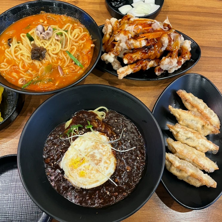  송도 학원가 맛집 호호반점 짬뽕 짜장면 탕수육