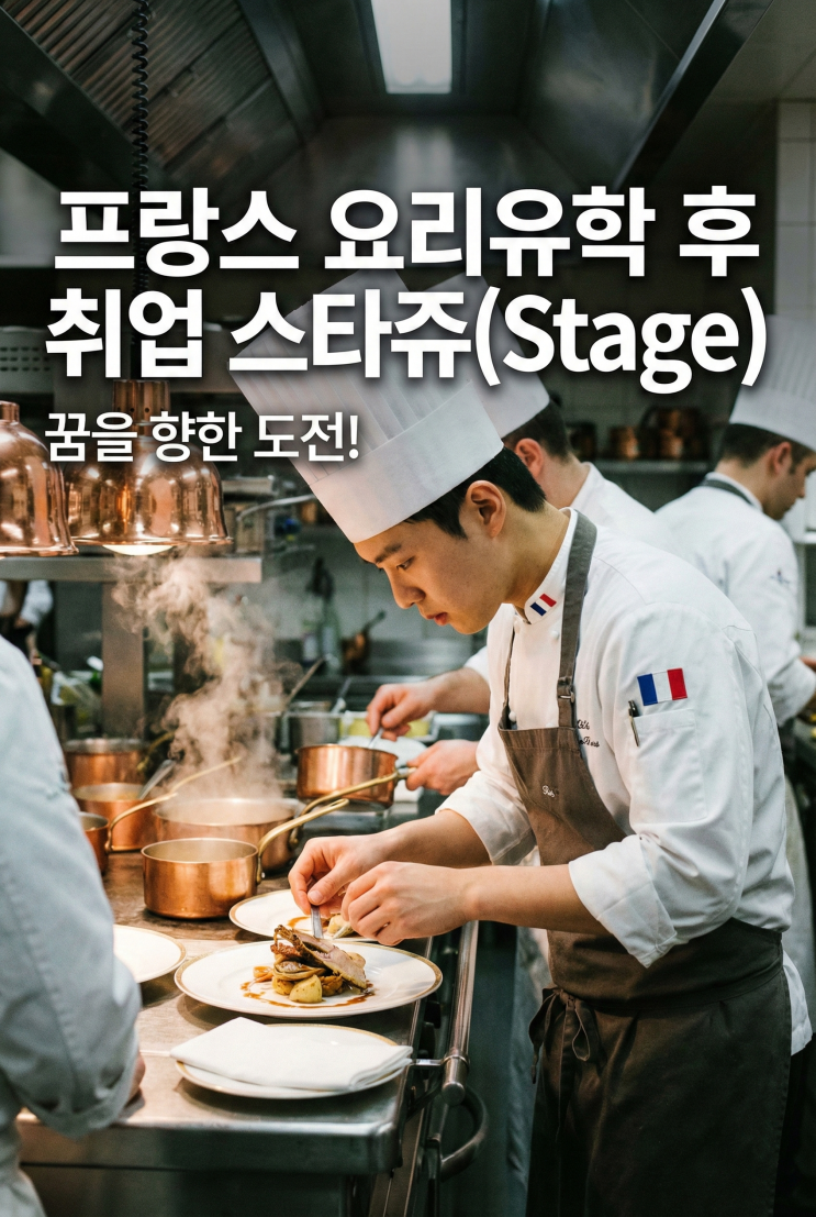  프랑스 제과유학 후 취업 없이 돌아올건가요? 스타쥬 인턴십 정규직(CDI) 전환 활용법 (APS 비자 활용)