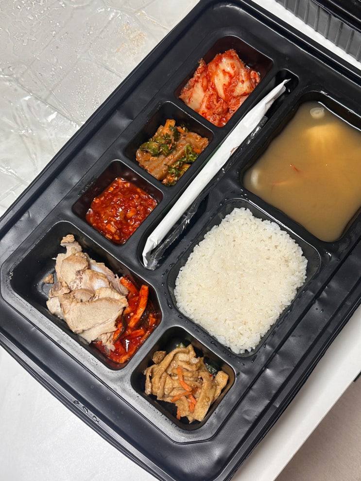  인천 직장인도시락 허그런치 인천점 당일생산 점심도시락 후기