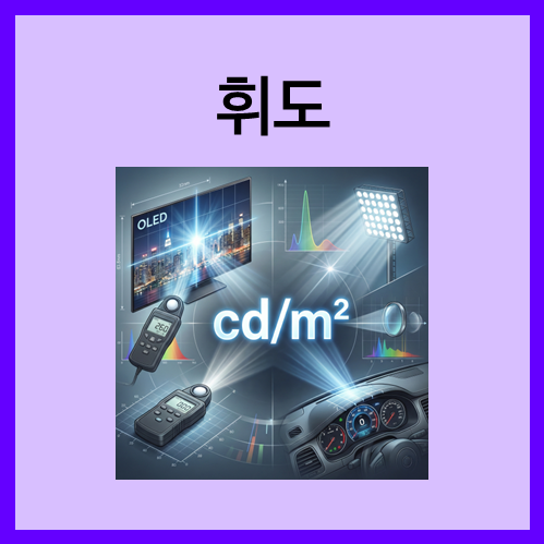  [SI 유도 단위]휘도