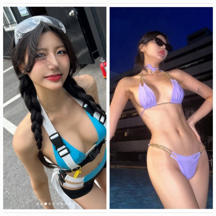 치어리더 정휘영 비키니 워터밤 착장 스타일링 프로필