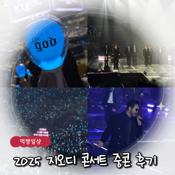 2025 지오디 콘서트 ICONIC BOX 토요일 공연 시야 셋리 스포 후기
