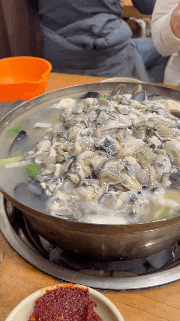 논산 강경해물칼국수 굴칼국수 릴스로 유명한 맛집 맞아요!