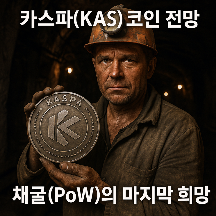  카스파(KAS) 코인 전망, 업비트 상장 빔 기대와 채굴(PoW)의 마지막 희망