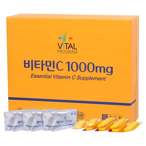 종근당 바이탈프로그램 비타민C 1000mg 대용량 솔직 사용 후기