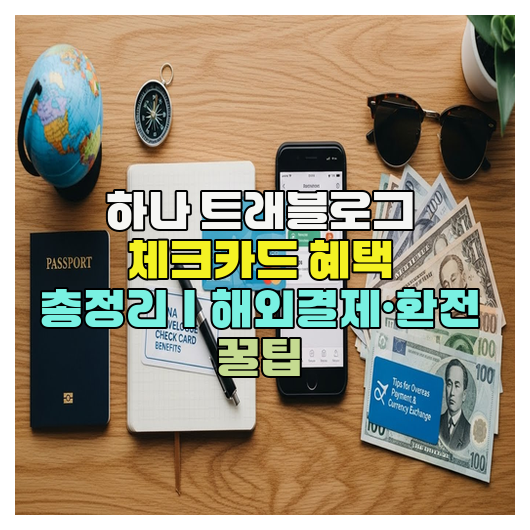  하나 트래블로그 체크카드 혜택 총정리｜해외결제·환전 꿀팁