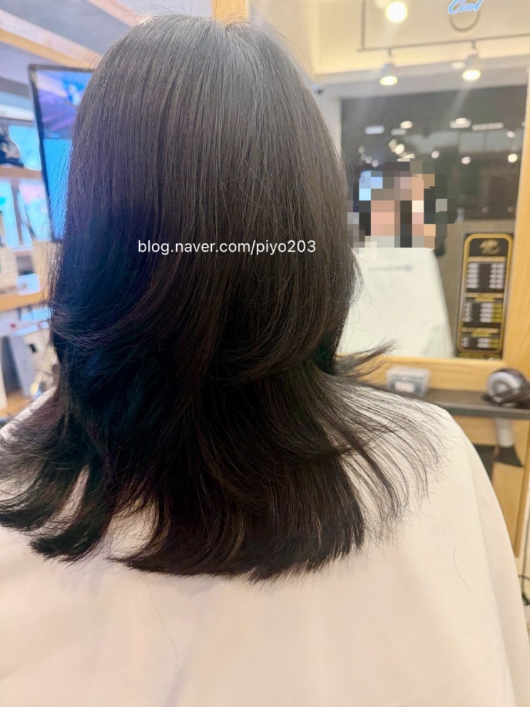  의정부 미용실 손질 편한 미디엄 레이어드 컷, 기르는 과정도 예쁘게!