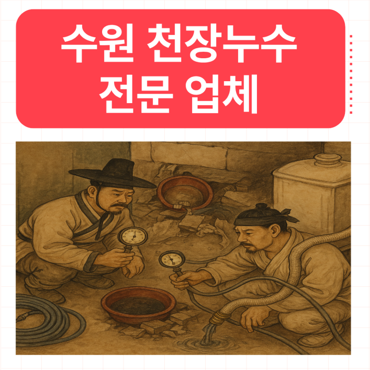  수원 누수탐지업체 장안구 수도배관 누수공사 업체 추천